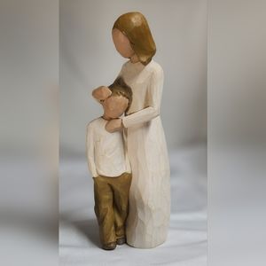 Willow Tree Mother and Son Sculpted Hand-Painted Figure